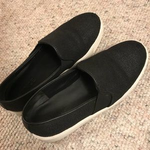 Vince black sneakers slip ons size 36/6M